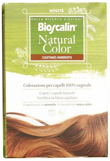 BIOSCALIN NATURAL COLOR CASTANO AMBRATO 70 G - dottorbianchi.it