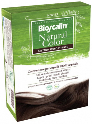 BIOSCALIN NATURAL COLOR CASTANO SCURO INTENSO 70 G - dottorbianchi.it