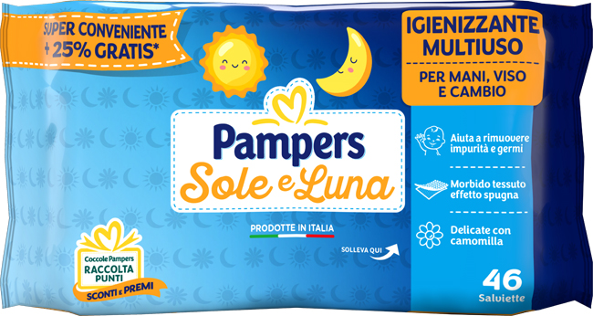 WIPES SOLE & LUNA 46 PEZZI - dottorbianchi.it