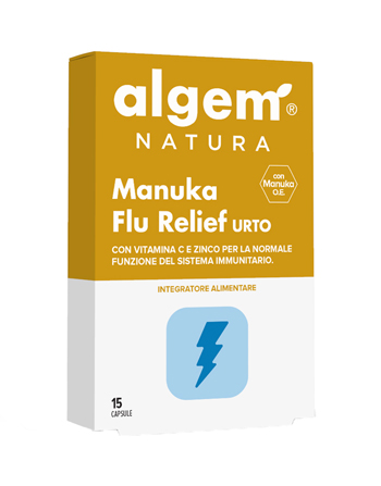ALGEM MANUKA FLU RELIEF URTO 15 CAPSULE - dottorbianchi.it