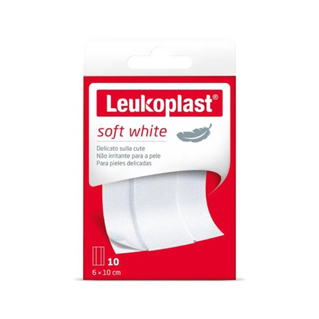 LEUKOPLAST SOFT WHITE 100 X 6 CM 10 PEZZI - dottorbianchi.it