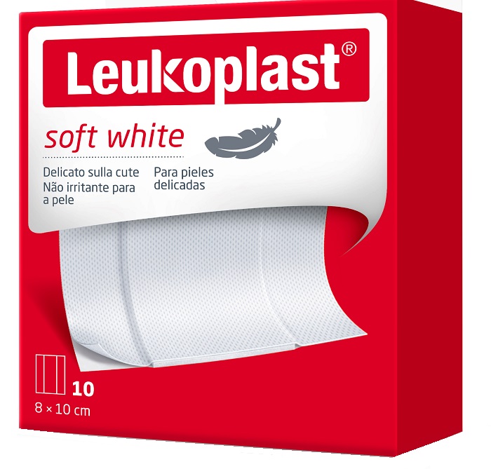 LEUKOPLAST SOFT WHITE 100 X 8 CM 10 PEZZI - dottorbianchi.it