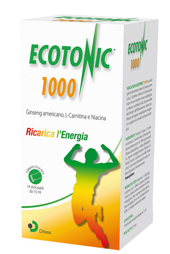 ECOTONIC 1000 14 STICK PACK 15 ML - dottorbianchi.it
