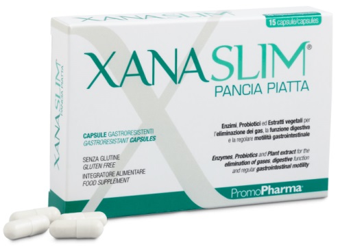 XANASLIM PANCIA PIATTA 15 CAPSULE GASTRORESISTENTI - dottorbianchi.it