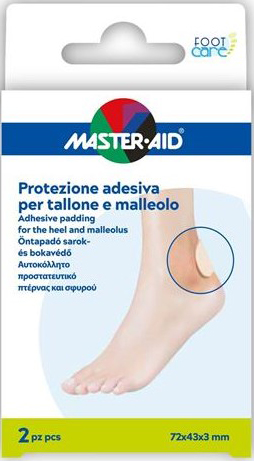 MASTER-AID FOOT CARE PROTEZIONE TALLONE/MALLEOLI 2 PEZZI - dottorbianchi.it