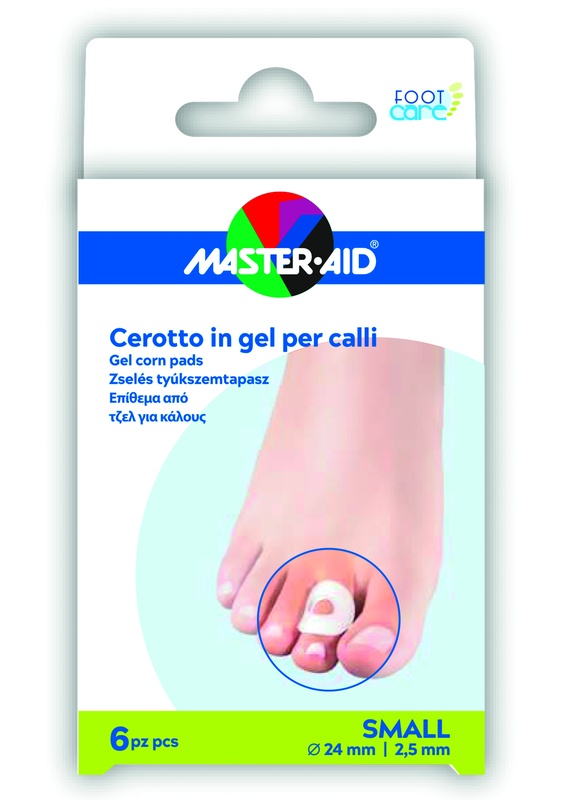 MASTER-AID FOOT CARE CEROTTO GEL CALLI TAGLIA S 6 PEZZI - dottorbianchi.it