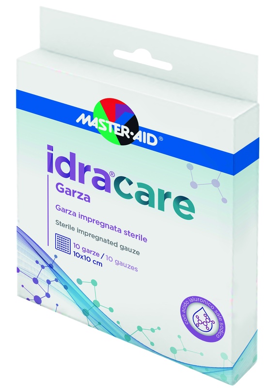 MASTER-AID IDRACARE GARZA IMPREGNATA 10X10 CM 10 PEZZI - dottorbianchi.it