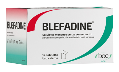 BLEFADINE 14 SALVIETTE MONOUSO PER DETERSIONE PERIOCULARE - dottorbianchi.it
