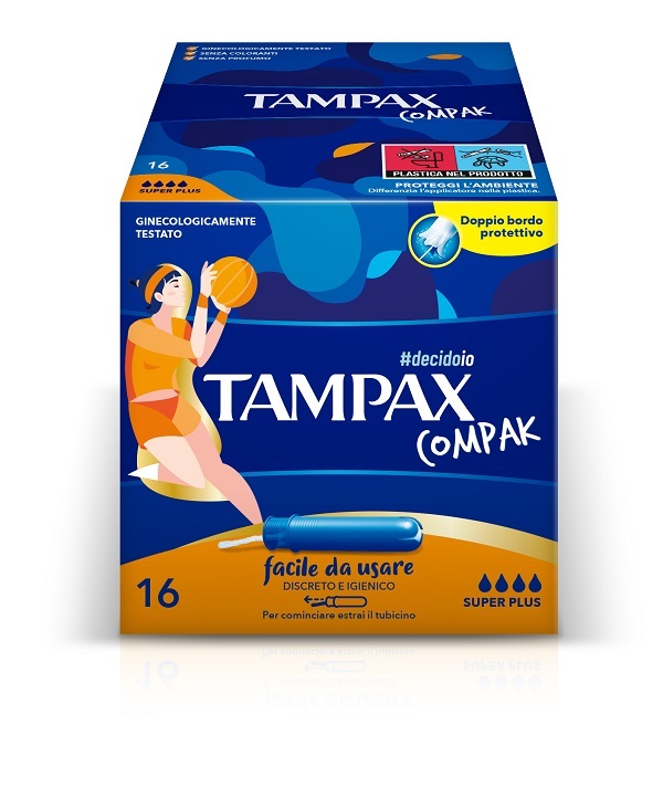 TAMPAX COMPAK ASSORBENTE INTERNO SUPER PLUS 16 PEZZI - dottorbianchi.it
