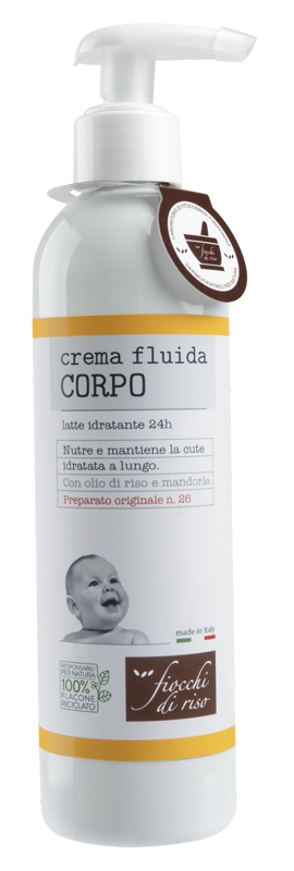 FIOCCHI DI RISO CREMA FLUIDA CORPO IDRATANTE 240 ML - dottorbianchi.it