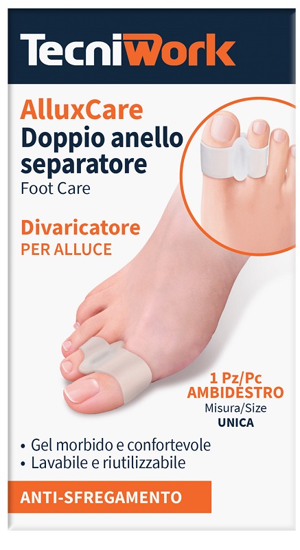ALLUX CARE SEPARATORE E DIVARICATORE PER ALLUCE A DOPPIO ANELLO - dottorbianchi.it