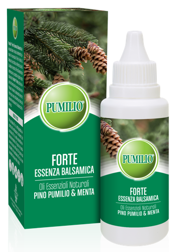 PUMILIO FORTE ESSENZA BALSAMICA OLI ESSENZIALI NATURALI PINO PUMILIO & MENTA 40 ML - dottorbianchi.it