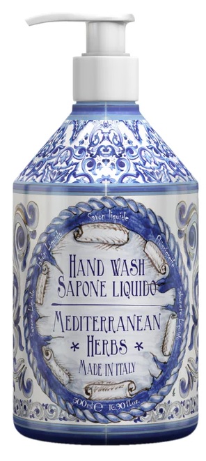 LE MAIOLICHE SAPONE LIQUIDO MEDITERRANEAN HERBS 500 ML - dottorbianchi.it