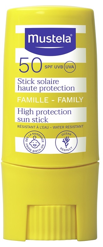 MUSTELA STICK SOLARE PROTEZIONE MOLTO ALTA SPF50+ 10 ML - dottorbianchi.it