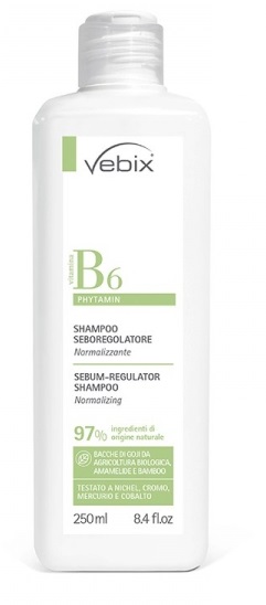 VEBIX PHYTAMIN SHAMPOO SEBOREGOLATORE NORMALIZZANTE 250 ML - dottorbianchi.it