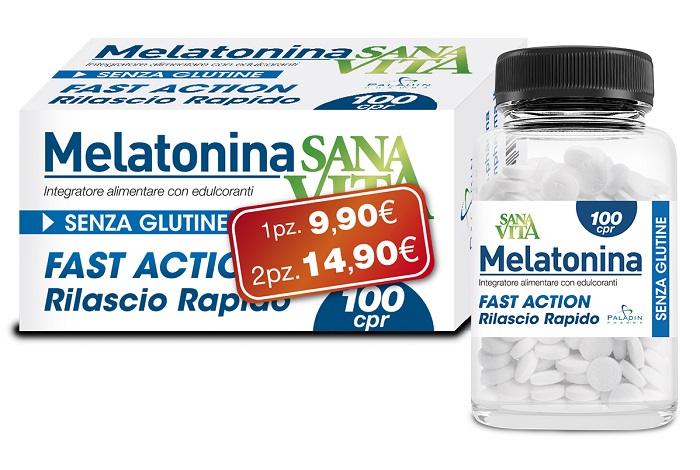 SANAVITA MELATONINA 100 COMPRESSE - dottorbianchi.it