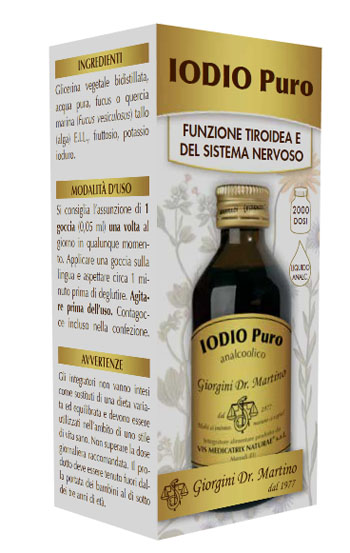 IODIO PURO ANALCOLICO 100 ML - dottorbianchi.it