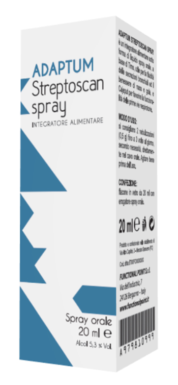 ADAPTUM STREPTOSCAN SPRAY 20 ML - dottorbianchi.it