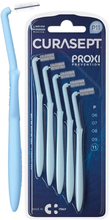 CURASEPT PROXI ANGLE P11 AZZURRO/LIGHT BLUE - dottorbianchi.it