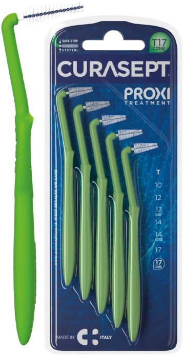 CURASEPT PROXI ANGLE T17 CONE VERDE/GREEN - dottorbianchi.it