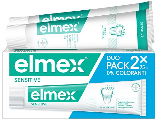ELMEX SENSITIVE DENTIFRICIO BITUBO 2X75 ML - dottorbianchi.it