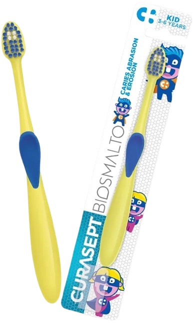 CURASEPT SPAZZOLINO BIOSMALTO KIDS 3-6 ANNI - dottorbianchi.it