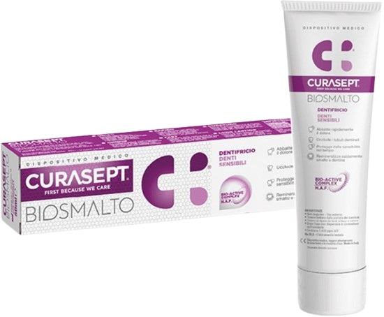 CURASEPT BIOSMALTO DENTIFRICIO DENTI SENSIBILI 75 ML - dottorbianchi.it
