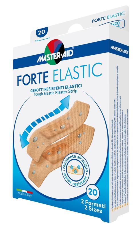 CEROTTO MASTER-AID ELASTIC 20 PEZZI 2 FORMATI - dottorbianchi.it