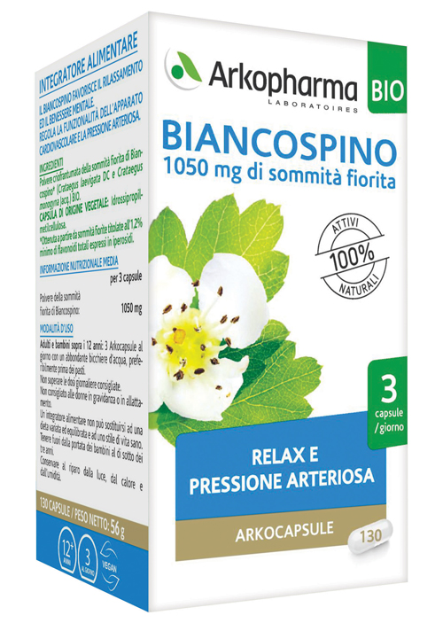 ARKO CAPSULE BIANCOSPINO BIO 45 CAPSULE - dottorbianchi.it
