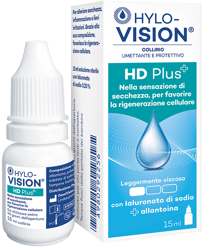 HYLOVISION HD PLUS COLLIRIO UMETTANTE E PROTETTIVO 15 ML - dottorbianchi.it