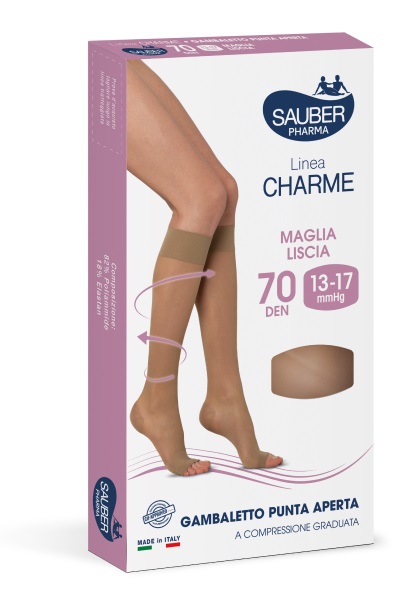 SAUBER GAMBALETTO OPEN TOE 70 DENARI MAGLIA LISCIA NEUTRO BEIGE TAGLIA 4 - dottorbianchi.it