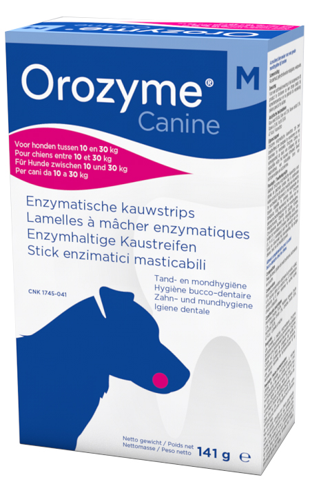 OROZYME CANINE STRISCE ENZIMATICHE MASTICABILI PER CANI DI TAGLIA MEDIA - dottorbianchi.it