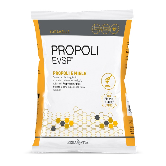 PROPOLI EVSP CARAMELLE PROPOLI MIELE 65 G - dottorbianchi.it
