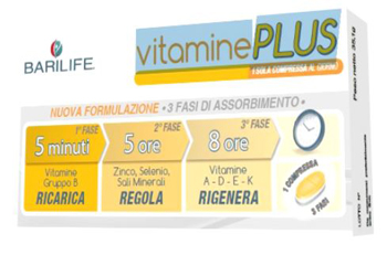 BARILIFE VITAMINE PLUS 30 COMPRESSE TRIFASE - dottorbianchi.it