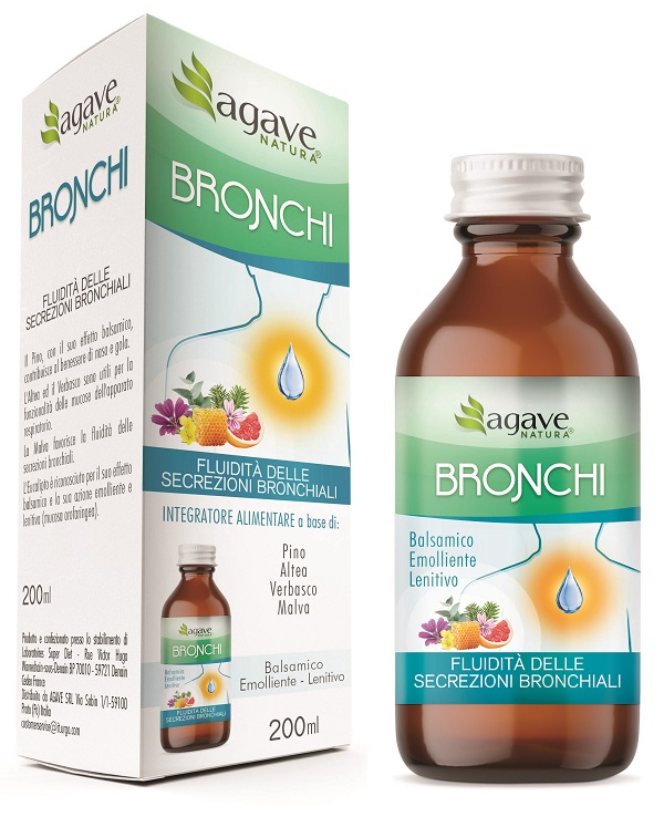 AGAVE NATURA SCIROPPO BRONCHI 200 ML - dottorbianchi.it