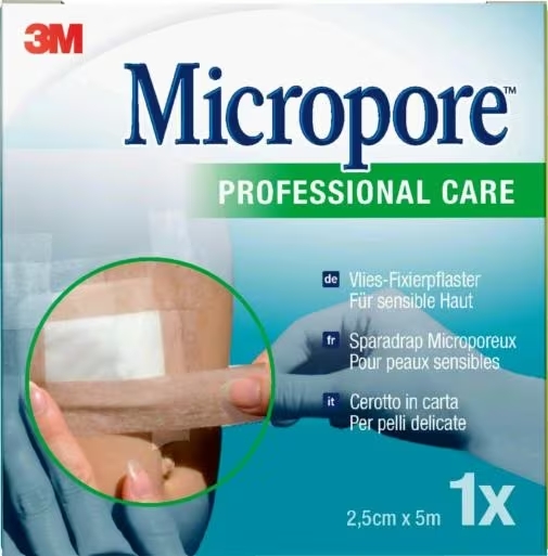 CEROTTO IN CARTA 3M MICROPORE SURGICAL TAPE M5X25MM DISPENSER - dottorbianchi.it