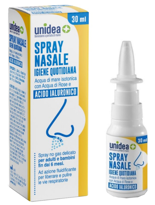 UNIDEA SPRAY NASALE ACIDO IALURONICO 30 ML - dottorbianchi.it