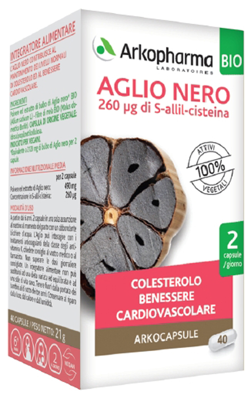 ARKOCAPSULE AGLIO NERO BIO 40 CAPSULE - dottorbianchi.it