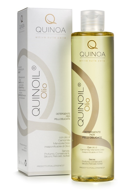 QUINOA QUINOIL OLIO DETERGENTE PER PELLI DELICATE 200 ML - dottorbianchi.it