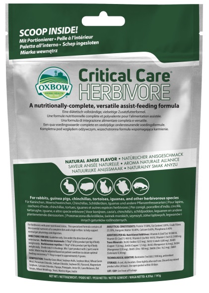 CRITICAL CARE HERBIVORE 141 G - dottorbianchi.it