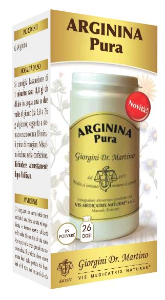 ARGININA PURA POLVERE SOLUBILE 100 G - dottorbianchi.it
