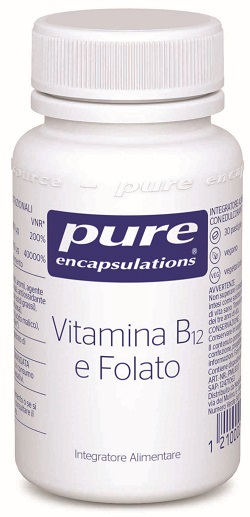 PURE ENCAPSULATIONS VITAMINA B12 E FOLATO 30 PASTIGLIE - dottorbianchi.it