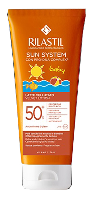 RILASTIL SUN PPT SPF 50+ BABY LATTE VELLUTO 200 ML - dottorbianchi.it