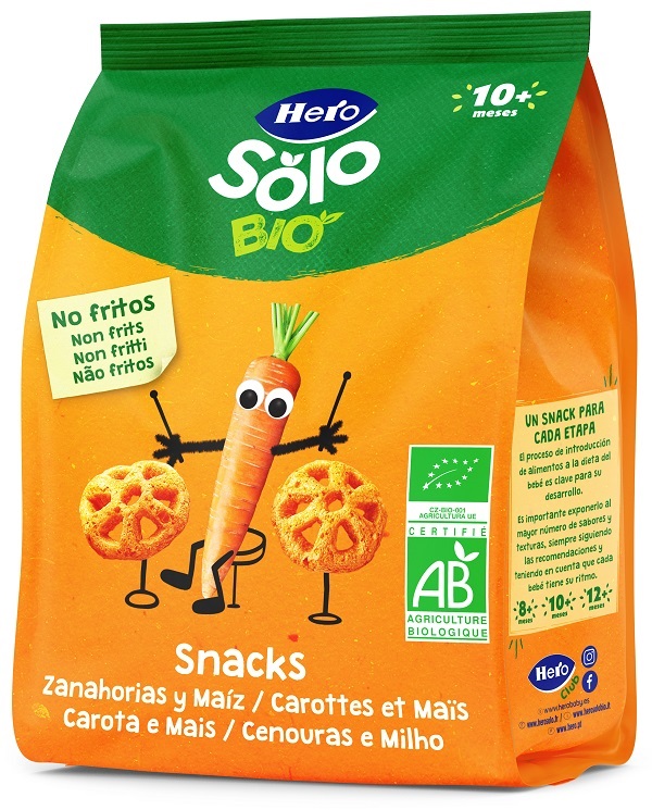 HERO BABY SOLO SNACK CAROTA MAIS 40 G - dottorbianchi.it