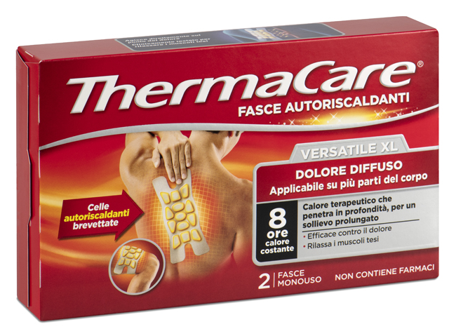 FASCIA AUTORISCALDANTE VERSATILE THERMACARE XL 2 PEZZI - dottorbianchi.it
