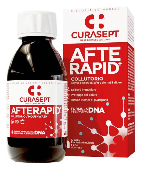 CURASEPT COLLUTORIO AFTE RAPID DNA 125 ML - dottorbianchi.it