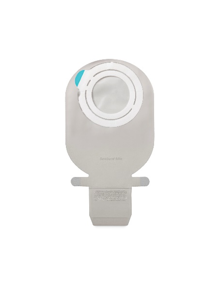 SENSURA MIO FLEX SISTEMA 2 PEZZI CON AGGANCIO ADESIVO SACCA ILEOSTOMIA RIVESTITA 70MM DA 550 ML 30 PEZZI - dottorbianchi.it
