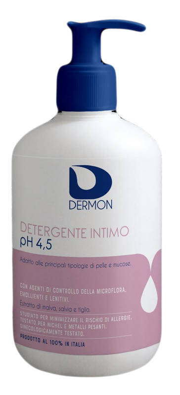 DERMON DETERGENTE INTIMO USO FREQUENTE PH 4,5 500 ML - dottorbianchi.it