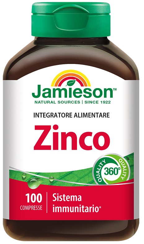 JAMIESON ZINCO 100 COMPRESSE - dottorbianchi.it