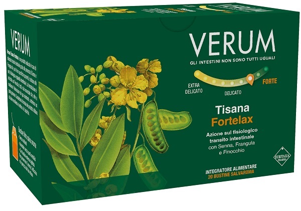 VERUM FORTELAX TISANA 20 FILTRI - dottorbianchi.it